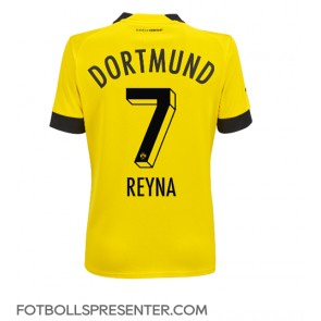 Borussia Dortmund Giovanni Reyna #7 Hemma Matchtröja Dam 2022-23 Kortärmad
